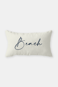 CAPA DE ALMOFADA RETANGULAR ESTAMPA BEACH