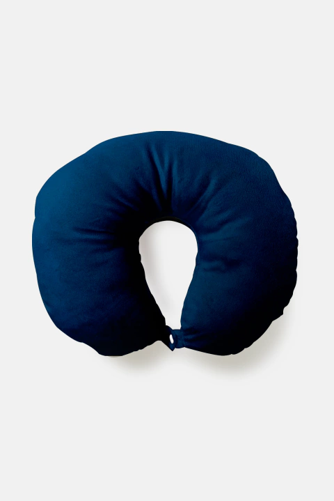 ALMOFADA DE PESCOÇO TRAVESSEIRO DE VIAGEM SEM PERSONALIZAÇÃO EM VELUDO