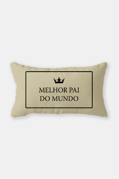 ALMOFADA RETANGULAR BAGUETE COM ENCHIMENTO - DIA DOS PAIS