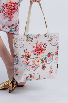 BOLSA GENOVA ESTAMPA ROSE FLORAL