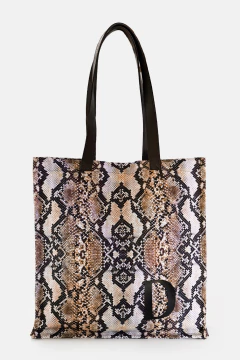 BOLSA GRANDE RESISTENTE PERSONALIZADA ESTAMPA COBRA - comprar online