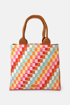 BOLSA TÉRMICA LANCHEIRA COM ALÇA DE MÃO ESTAMPA PIXEL - Signora | Estilo & Decor