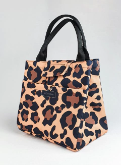 BOLSA TÉRMICA DE MÃO ESTAMPA MAXI ONÇA - comprar online