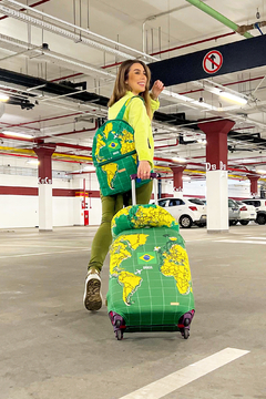 CAPA PARA MALA PROTETORA SEM PERSONALIZAÇÃO ESTAMPA BRASIL - loja online
