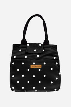 BOLSA TÉRMICA LANCHEIRA DE MÃO ESTAMPA POÁ