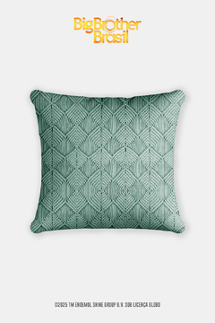 CAPA DE ALMOFADA 45X45 EM VELUDO OFICIAL BBB 25 ESTAMPA MACRAMÉ - comprar online
