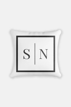 Imagem do ALMOFADA EM TECIDO MACIO DE VELUDO - PERSONALIZADA COM INICIAIS