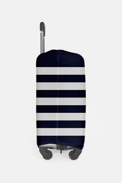 CAPA PARA MALA PERSONALIZADA COM INICIAIS ESTAMPA LISTRADA COLORIDA - comprar online