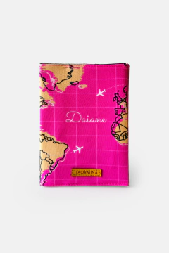 CAPA PARA PASSAPORTE PERSONALIZADA ESTAMPA TRAVEL - comprar online