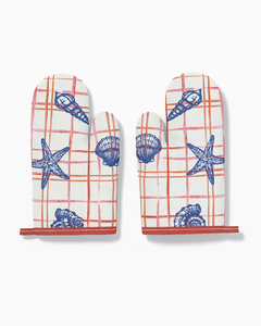LUVA DE COZINHA ESTAMPA CONCHAS - comprar online