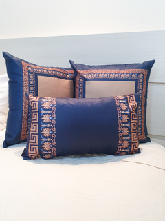 TRIO CAPA DE ALMOFADA ESTAMPA IMPÉRIO ROYAL - comprar online