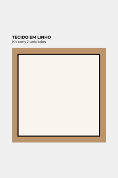 KIT GUARDANAPO TECIDO DE LINHO ESTAMPA ONÇA - 2 LUGARES na internet