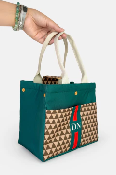 BOLSA TÉRMICA LANCHEIRA DE MÃO ESTAMPA LUXURY - Signora | Estilo & Decor