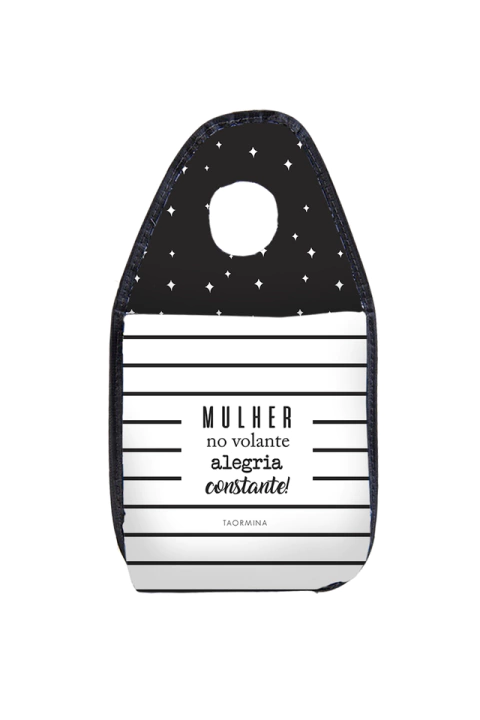 LIXEIRA PARA CARRO - MULHER NO VOLANTE