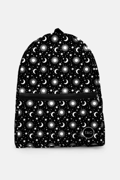 MOCHILA ESTAMPADA COM TECIDO IMPERMEÁVEL ESTAMPA MÍSTICA