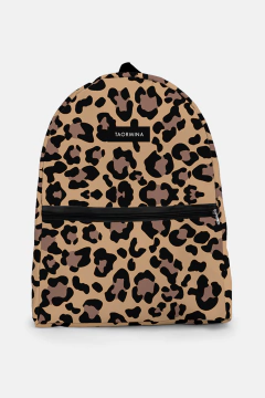 Mochila estampada animal print tecido personalizado impermeável resistente alça reforçada na internet