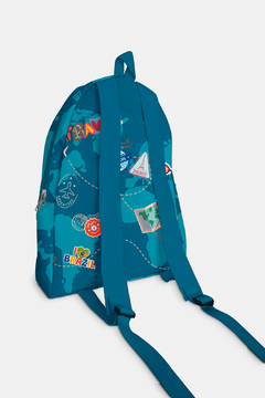 MOCHILA EM TECIDO IMPERMEÁVEL ESTAMPA TRIP - comprar online