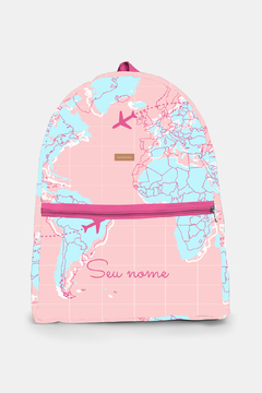 MOCHILA ESTAMPADA TECIDO PERSONALIZADO IMPERMEÁVEL RESISTENTE ALÇA REFORÇADA - comprar online