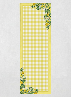 TRILHO DE MESA - CAMINHO DE MESA ESTAMPA LIMONADA na internet
