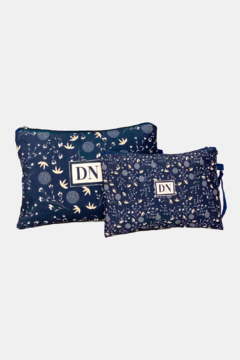 KIT 2 NECESSAIRES PERSONALIZADAS ESTAMPA LIBERTY
