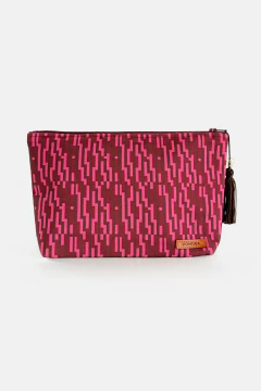 NECESSAIRE FEMININA DE TECIDO ESTAMPA GRAFIQUE - comprar online