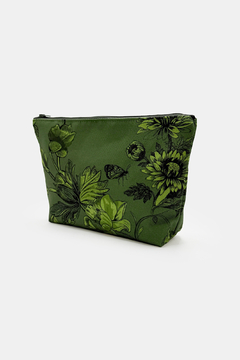 NECESSAIRE FEMININA EM TECIDO ESTAMPA BOTÂNICA - Signora | Estilo & Decor