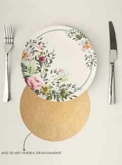 KIT CAPA PARA SOUSPLAT - JARDIM SERENO (2un) - Signora | Estilo & Decor