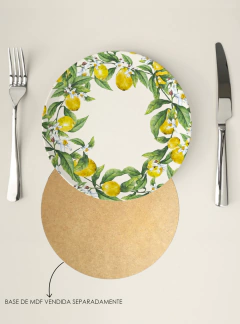 CAPA PARA SOUSPLAT KIT 2 PEÇAS ESTAMPA LIMÃO SICILIANO na internet