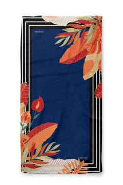 TOALHA DE PRAIA E PISCINA ESTAMPA ANTÚRIO - comprar online