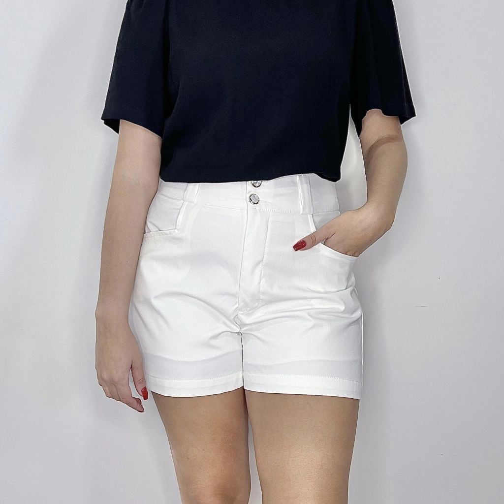 SHORTS ALFAIATARIA - BRANCO