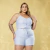 CROPPED AZUL CLARO - Viegas Moda Feminina 
