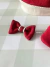 Presilha de Natal Petit Poá Vermelha - Acessório bebê menina | BABYMONÍ