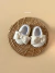 Sapatinho com Pelinho Alpargata Laço Off White para Bebê – Super Quentinho Inverno | 100% Tecido | BABYMONÍ - BM BABYMONÍ ®