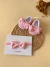 Faixinha com Laço Canelado Rosa Modelo Inverno - Lacinho Acessório bebê menina | BABYMONÍ - comprar online