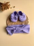 Alpargata de Laço Canelada Lavanda Bebê Menina – Sapatinho Confortável 100% Tecido | BABYMONÍ na internet