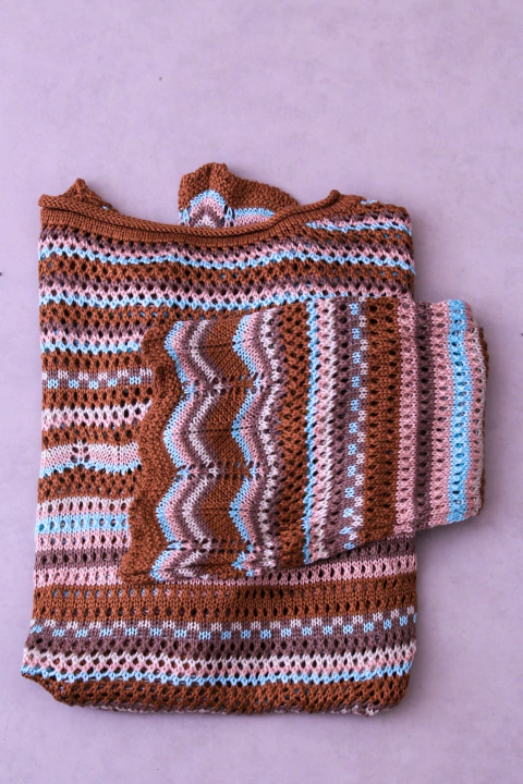 Tricot Liz - Marrom - comprar online