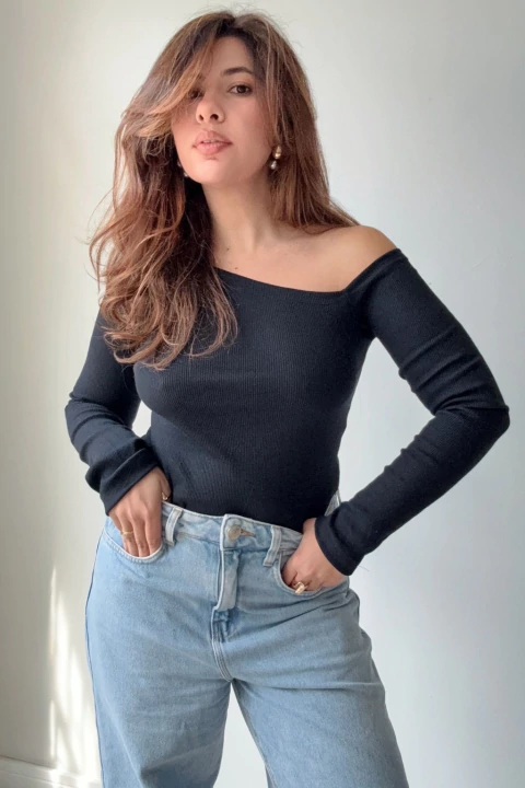 Blusa Manga Longa Kylie - comprar online