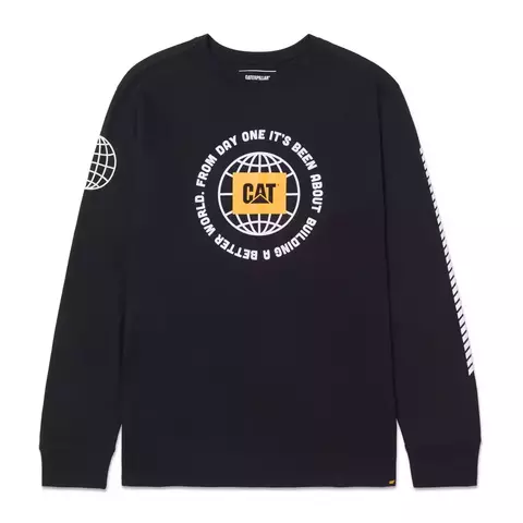 REMERA CAT EVERYDAY WORKWEAR MANGA LARGA B4010712121