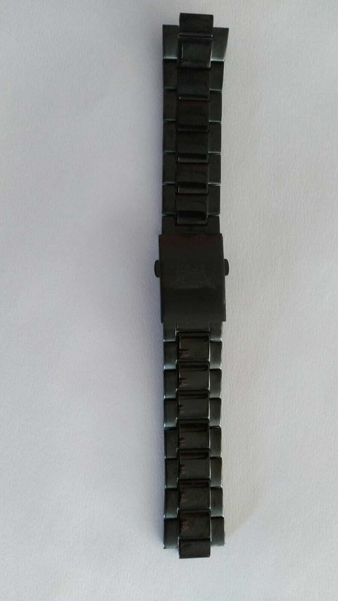 Malla Reloj Cat AD Boston Acero Negra Pavonada
