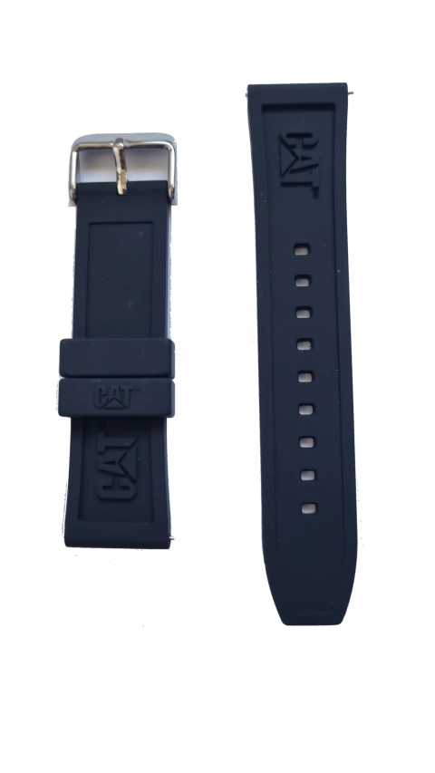 Malla Reloj Cat AP DownForce Caucho Negro