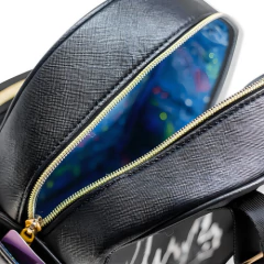 Mini Mochila Fashion Com Bolsinha Harry Potter Cor Preto Preto Liso na internet