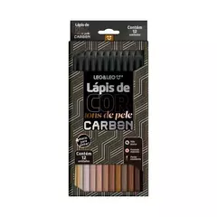 Lápis De Cor Carbon 12 Cores Tons De Pele