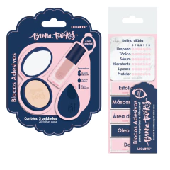 Bloco Adesivo com Aroma Bruna Tavares Rotina SkinCare Organização Maquiagem - LeoArte