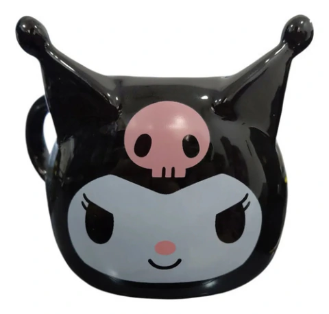 Caneca Decorativa 3D Kuromi 450 ml - Zona Criativa