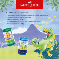 Apontador e/ou Borracha Unicórnio Dinossauro Faber-Castell - Infantil Volta as aulas - Xanadu Papelaria