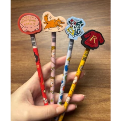 Lápis Hb Com Borracha Na Ponta Harry Potter Leo&Leo na internet