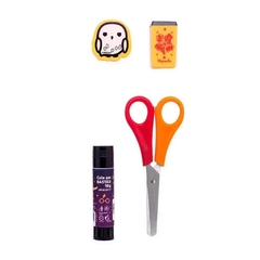 Kit Escolar + Lápis de cor 12 cores Harry Potter | LEO&LEO - Xanadu Papelaria