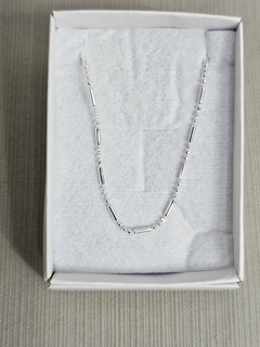 Cadena de plata laminada