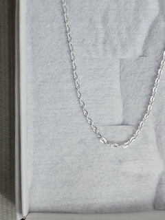 Cadena espejito en 45cm (plata laminada) - comprar online