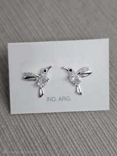 Aros Colibríes (plata laminada) en internet